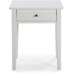 Table de chevet BOBCAT coloris blanc