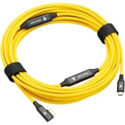 Cobra Tether Câble Usb-c Micro B 90º 10 M Yellow One Size unisex