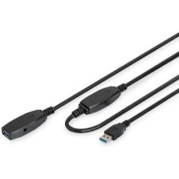 Digitus Câble Usb Extension N Usb 3.0 10 M Black One Size unisex