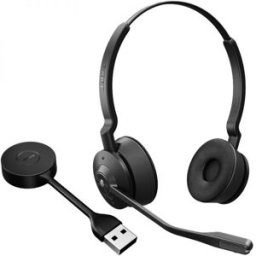 Jabra GN Jabra Engage 55 SE duo MS USB-A Casque sans-fil DECT avec sécurité accrue et qualité sonore supérieure, pour des appels efficaces quel que soit le