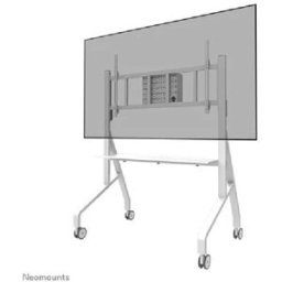 Neomounts support au sol FL50-575WH1 Support au sol mobile et robuste, parfait pour les écrans XL mesurant jusqu'à 110" et pesant jusqu'à 125kg.