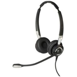 Jabra GN Jabra - BIZ 2400 II Duo QD 3 ports Unify Casque avec micro antibruit, serre-tête rembourré + Cordon de connexion avec Quick Disconnect et trois modes