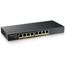 ZyxelGS1915-8EP Switch Smart Administrable 8 ports Gbps RJ45 PoE+ Commutateur Cloud GS1915 compact et abordable pour une gestion réseau simplifiée et
