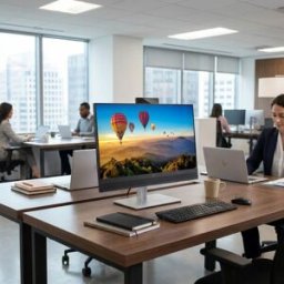HP E24m G4 Moniteur de conférence FHD USB-C 23,8'' Écran FHD professionnel de 23,8 pouces avec caméra et microphone intégrés et port USB-C, pour des