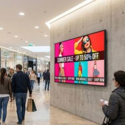 IIYAMA ProLite LH4365UHSB-B1 Écran UHD 4K de 43″ avec Android 11, luminosité élevée et affichage 24/7, idéal pour l’affichage dynamique dans les
