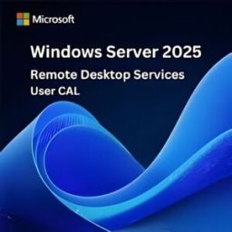 Microsoft Remote Desktop Services CAL user 2025 Licence d'accès utilisateur offrant accès aux environnements RDS Windows Server.