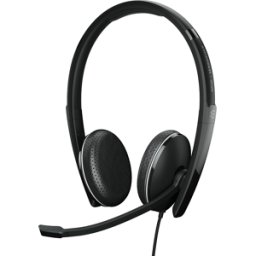 EPOS Adapt 165T USB-C II Casque téléphonique Un micro-casque stéréo USB-C / Jack, stéréo, léger et pratique, idéal pour travailler dans tous types
