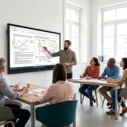 IIYAMA ProLite TE5513A-B2AG Écran interactif 4K 55'' Écran interactif professionnel de 55 pouces avec résolution 4K, certification Google EDLA et