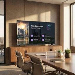 LG PK640S Écran affichage dynamique UHD 55'' Écran d'affichage UHD de 55 pouces avec webOS 25, gestion de contenu intégrée et luminosité de 300 nits,