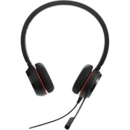Jabra GN Jabra Evolve 30 II Duo MS USB A/C Casque stéréo filaire performant avec micro antibruit, connexion USB A/C et certifié Teams