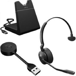 Jabra GN Jabra Engage 55 SE Mono UC USB-A + Socle Casque sans-fil DECT avec sécurité accrue et qualité sonore supérieure, pour des appels efficaces quel que