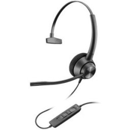 Poly Plantronics EncorePro 310 QD Casque Monaural léger QD, pou téléphone fixe, avec perche micro flexible et réduction des bruits parasites