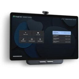 Avocor Google Meet One Board 65'' Écran tactile tout-en-un avec caméra ePTZ, micro haute qualité et outils dédiés au travail collaboratif.