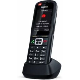Siemens Gigaset R700H Protect PRO Téléphone sans-fil robuste avec bouton d'alarme pour travailler en toute sécurité dans les conditions les plus difficiles.