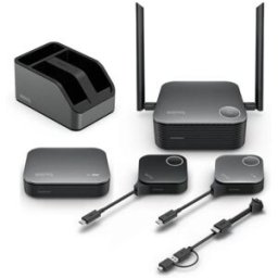 BenQ InstaShow VS25 Kit Système de présentation 4K sans fil pour salles de réunion, avec transmission sécurisée des données, configuration Plug & Play