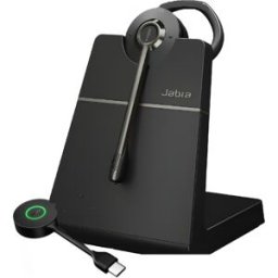 Jabra GN Jabra Engage 55 SE Convertible UC USB-C + Socle Casque sans-fil DECT avec sécurité accrue et qualité sonore supérieure, pour des appels efficaces quel