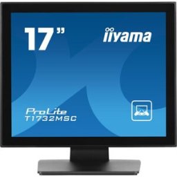 IIYAMA ProLite T1732MSC-B1S Écran PC de 17'' avec capacités tactiles et options d'inclinaison, parfait pour tout travail bureautique.