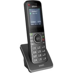 Snom M55 Téléphone DECT sans-fil avec connexion Bluetooth et clavier lumineux.