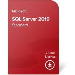 Microsoft SQL Server 2019 Standard 2 Core Licence SQL Server 2019 Standard par pack de 2 cœurs, conçue pour les bases de données professionnelles