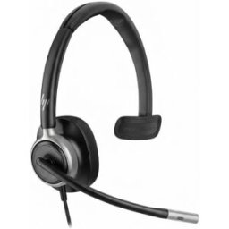 HP Poly Mission 615 USB-C Mono Casque USB-C mono pour le bureau avec 2 microphones, voyant d'occupation et fonction mute par rotation de perche micro,