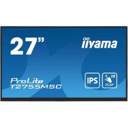 IIYAMA ProLite T2755MSC-B1 L’écran tactile 27’’ Full HD pour une interaction fluide et une diffusion dynamique de vos contenus !