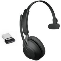 Jabra GN Jabra Evolve2 65 USB-C Mono - Version UC Un caque monaural sans-fil professionnel conçu pour une utilisation sur PC/Mac, smartphone et tablette.