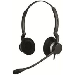 Jabra GN Jabra - BIZ 2300 QD Unify Duo Casque filaire léger, perche rotative à 360° et micro antibruit