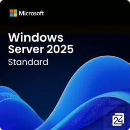 Microsoft Windows Server 2025 Standard 2 Core Licence CSP 2 cœurs pour Windows Server 2025 Standard, conçue pour des environnements serveur flexibles,