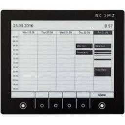 ROOMZ Display noir + abonnement 1an Tablette de gestion sans-fil avec écran tactile 7,8'' et batterie longue durée, idéale pour connaître à tout