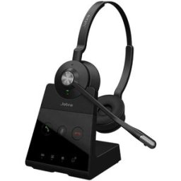 Jabra GN Jabra Engage 65 SE Duo Casque duo pour PC et téléphone fixe, avec connexion DECT avec micro antibruit, idéal pour la communication sans-fil en milieux