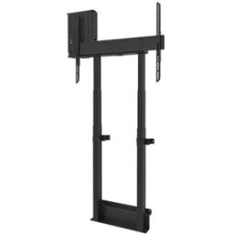 Neomounts WL55-875BL1 Support mural motorisé écran 55-100'' Support TV au sol motorisé pour écrans jusqu'à 100 pouces, avec réglage en hauteur,
