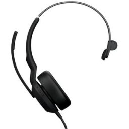 Jabra GN Jabra Evolve 2 50 MS Mono USB A/C Casque filaire mono avec micro performant, ANC et triple connectivité (USB A / C et Bluetooth) dans un format léger.