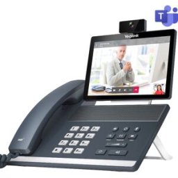 Yealink VP59 - Version Microsoft Teams Un téléphone de bureau avec caméra intégrée pour des réunions en haute définition.