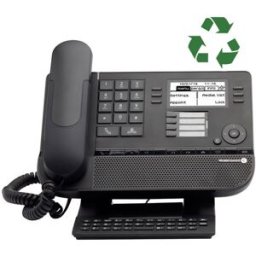 Alcatel Lucent 8028S Reconditionné Téléphone évolué reconditionné avec prise casque, mains libres et clavier AZERTY