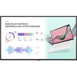 LG 98UH5J-H Écran d'affichage UHD de 98 pouces avec revêtement anti-reflets et meilleure luminosité de 500 nits.