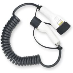 CARPLUG Câble de recharge spiralé - Type 2 - Type 2 - 4m - 22kW (3 phases 32A) - T2 T2 + Housse