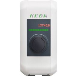 KEBA Borne de recharge P30 125031 a-series - 2,3 à 22kW - T2S - Plug & charge et RFID