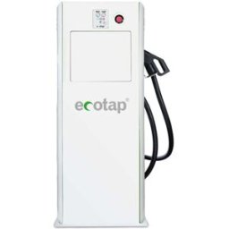 ECOTAP Borne rapide DC 60kW - Simple ou Double Prises Combo CCS - Plug & charge - MID & Modem en option