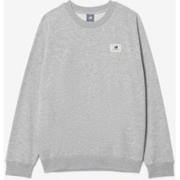 New Balance Sweat Crew Label Woven gris s homme