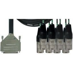 Cordial Câble Interface SUB-d/8 XLR Mâles 5 M