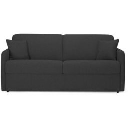 convertiblecenter MONTPELLIER - Canapé convertible 4 places - Tweed, Gris anthracite