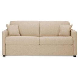 convertiblecenter METZ Canapé convertible 2 places - Tweed, Beige