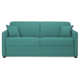 convertiblecenter METZ Canapé convertible 4 places - Tweed, Turquoise