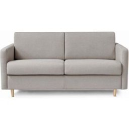 convertiblecenter CANNES - Canapé convertible 4 places - Tweed, Taupe clair