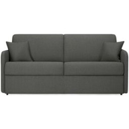 convertiblecenter DELICE - Canapé lit 4 places - Tissu tissé, Gris souris