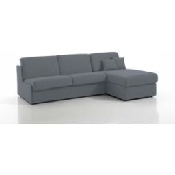 convertiblecenter MARSEILLE - Canapé d'angle convertible 6 places - Tweed, Gris bleuté