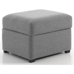 convertiblecenter Pouf carré, Gris clair