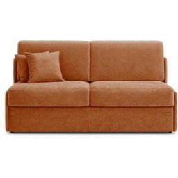 convertiblecenter PAMIERS - Petit canapé convertible 2 places - Velours, Rouille