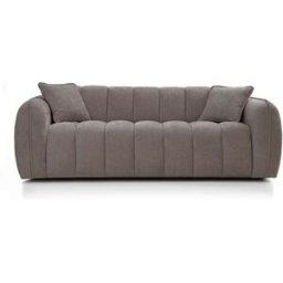 convertiblecenter FREJUS Canapé convertible 4 places - Velours, Taupe