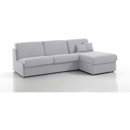 convertiblecenter MARSEILLE - Canapé d'angle convertible 4 places - Tweed, Gris clair
